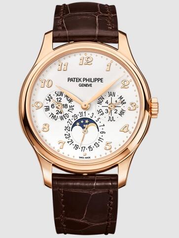 Best replica Patek Philippe Grand Complications Perpetual Calendar 5327 Rose Gold watch 5327R-001